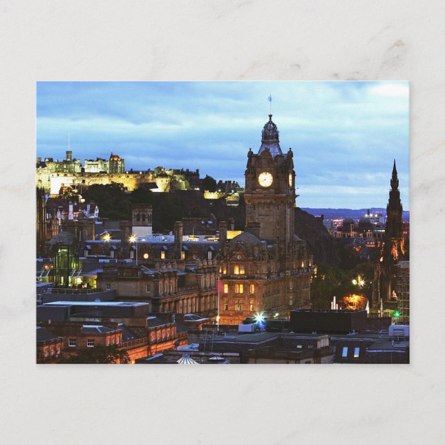 Postcard The Edinburgh Castle in Glasgow Postkarte (Vorderseite)