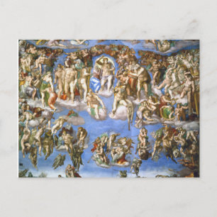 Postcard The Last Judge Fresco von Michelangelo Postkarte