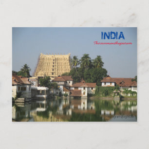 Postcard - Thiruvananthapuram - Indien Feiertagspostkarte