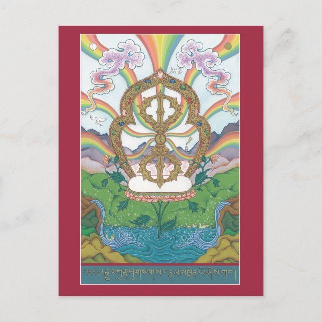 POSTCARD Vajra / Dorje Postkarte (Vorderseite)