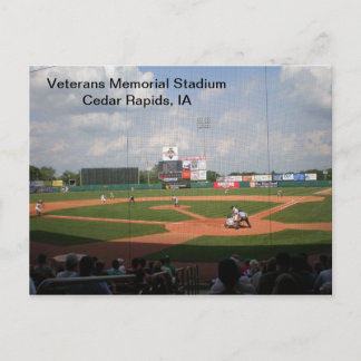 Postcard - Veterans Memorial Stadium - 2011-02 Postkarte