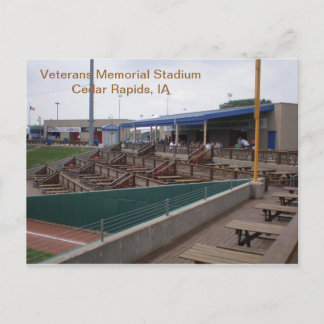 Postcard - Veterans Memorial Stadium - 2011-03 Postkarte