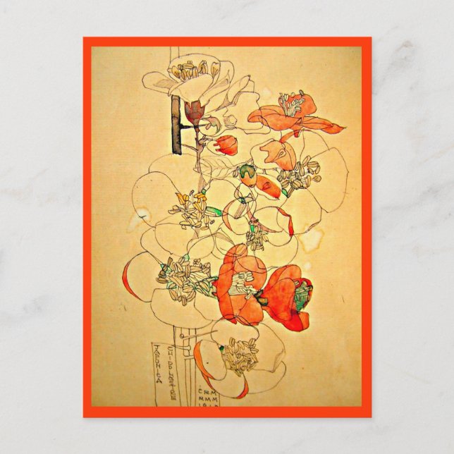 Postcard-Vintag Art-Charles Rennie Mackintosh 20 Postkarte (Vorderseite)