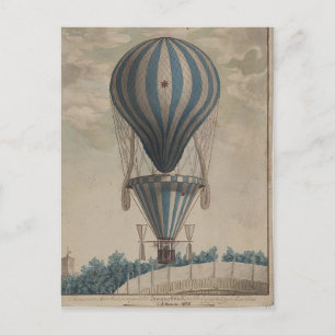 Postcard-Vintag Art-Hot Air-Ballons 20 Postkarte