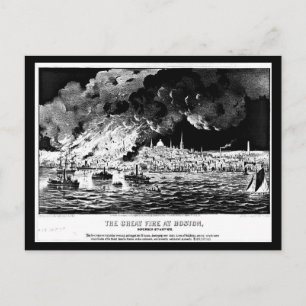 Postcard-Vintag Boston Art-14 Postkarte