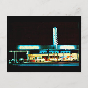 Postcard-Vintag Dallas Artwork-29 Postkarte