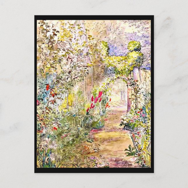 Postcard-Vintag Illustration-Beatrix Potter 3 Postkarte (Vorderseite)