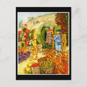 Postcard-Vintag Illustration-Rackham 14 Postkarte