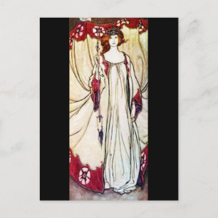 Postcard-Vintag Illustration-Rackham 28 Postkarte