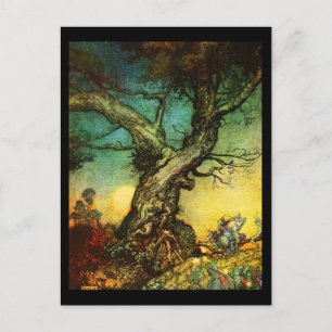 Postcard-Vintag Illustration-Rackham 30 Postkarte