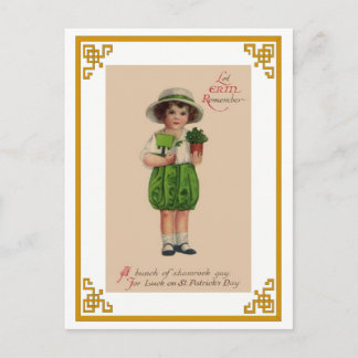Postcard-Vintag St. Patricks Day Postkarte