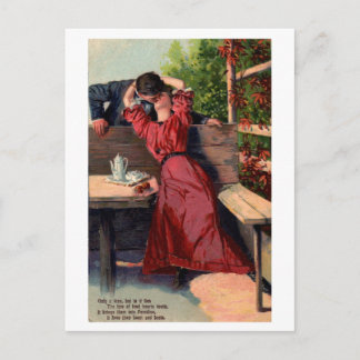 Postcard-Vintag Valentin Feiertagspostkarte