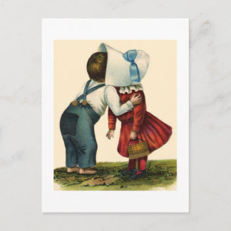 Postcard-Vintag Valentin Feiertagspostkarte