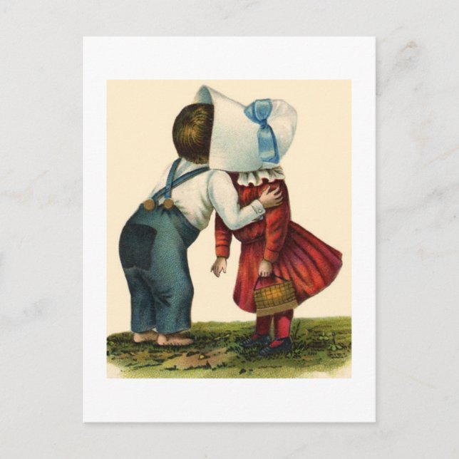 Postcard-Vintag Valentin Feiertagspostkarte (Vorderseite)