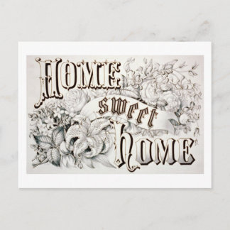 Postcard Vintag Zuhause Sweet Hope Ives Postkarte