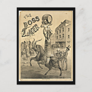 Postcard-Vintage Boston Artwork-40 Postkarte