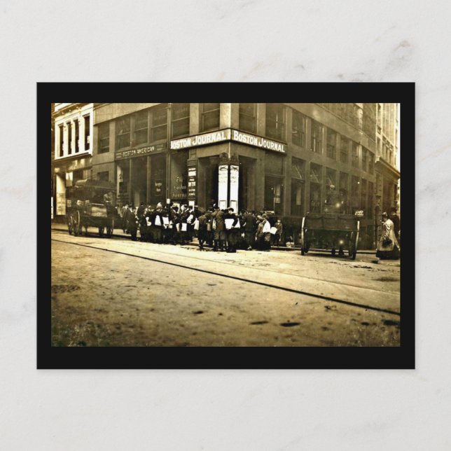 Postcard-Vintage Boston-Fotografie 37 Postkarte (Vorderseite)