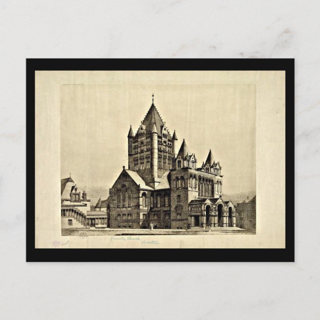 Postcard-Vintage Boston-Fotografie 42 Postkarte (Vorderseite)