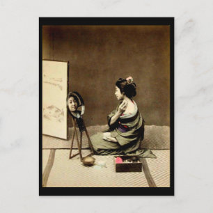 Postcard-Vintage Fotografie-Kazumasa Ogawa 5 Postkarte