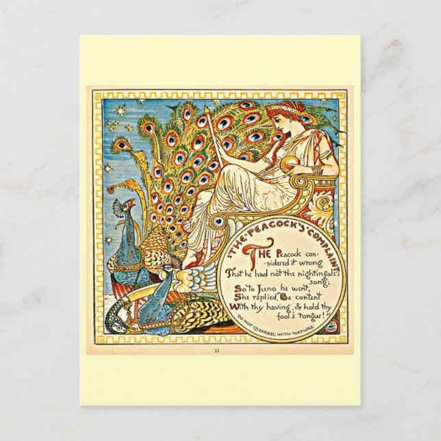 Postcard-Vintage Illustration-Walter Crane 15 Postkarte (Vorderseite)