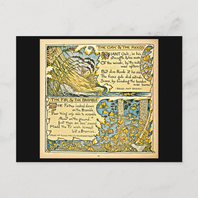 Postcard-Vintage Illustration-Walter Crane 23 Postkarte (Vorderseite)