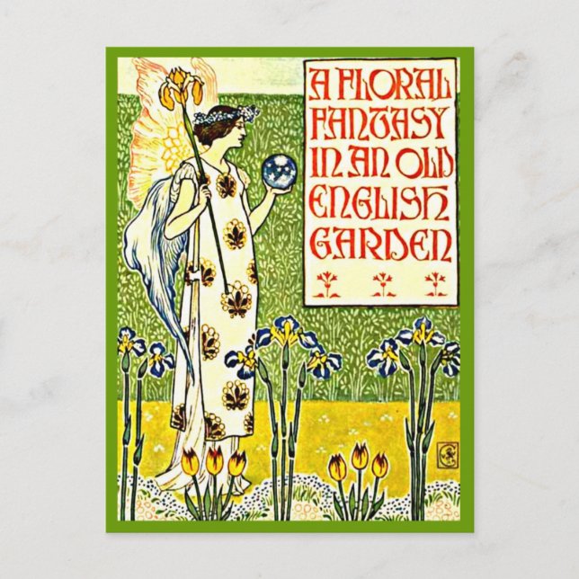 Postcard-Vintage Illustration-Walter Crane 37 Postkarte (Vorderseite)