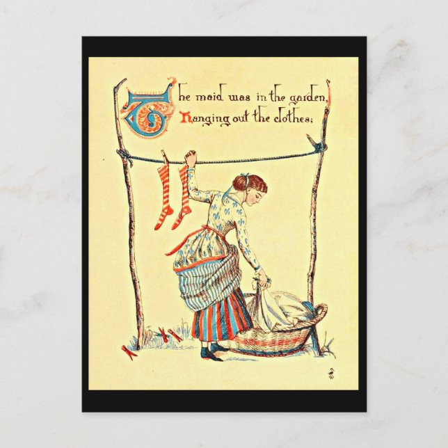 Postcard-Vintage Illustration-Walter Crane 64 Postkarte (Vorderseite)