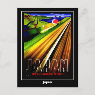 Postcard Vintage Reise Japan Postkarte
