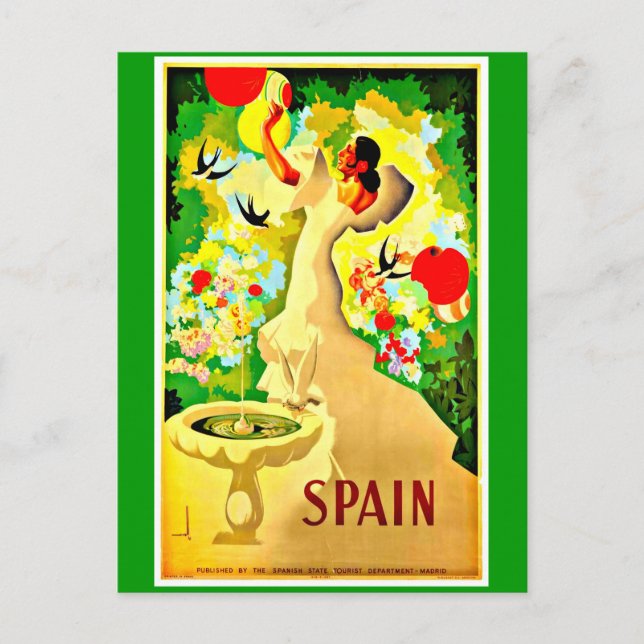 Postcard-Vintage - Spanien 10 Postkarte (Vorderseite)