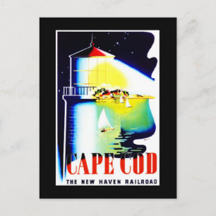 Postcard-VIntage Travel-Cape Cod Postkarte
