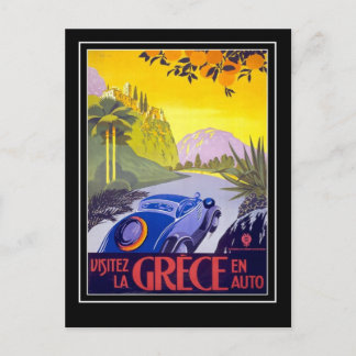 Postcard Vintage Travel Greve Griechenland Postkarte