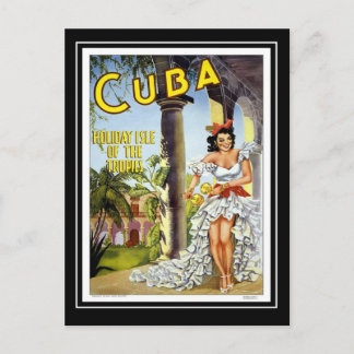 Postcard Vintage Travel Kuba Postkarte