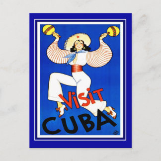Postcard Vintage Travel Kuba Postkarte