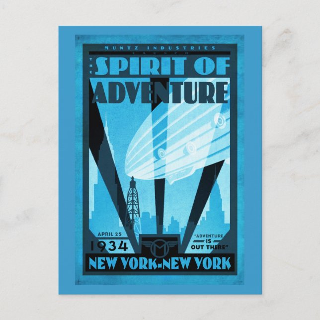 Postcard-VIntage Travel-New York 2 Postkarte (Vorderseite)