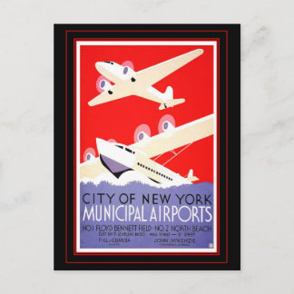 Postcard Vintage Travel New York Postkarte