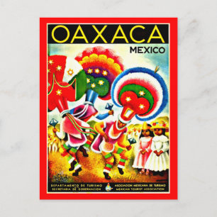 Postcard Vintage Travel-Oaxaca Postkarte