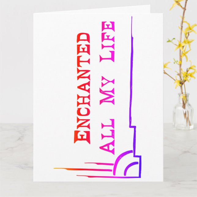 POSTCARD w ENVELOPE studio miiri Karte (Gelbe Blume)