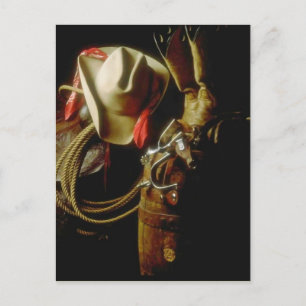 Postcard Western Cowboy Cowgirl Jeden Anlass PC Postkarte