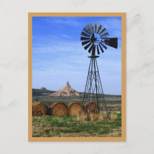 Postcard - Western Windmill (tagsüber) Postkarte