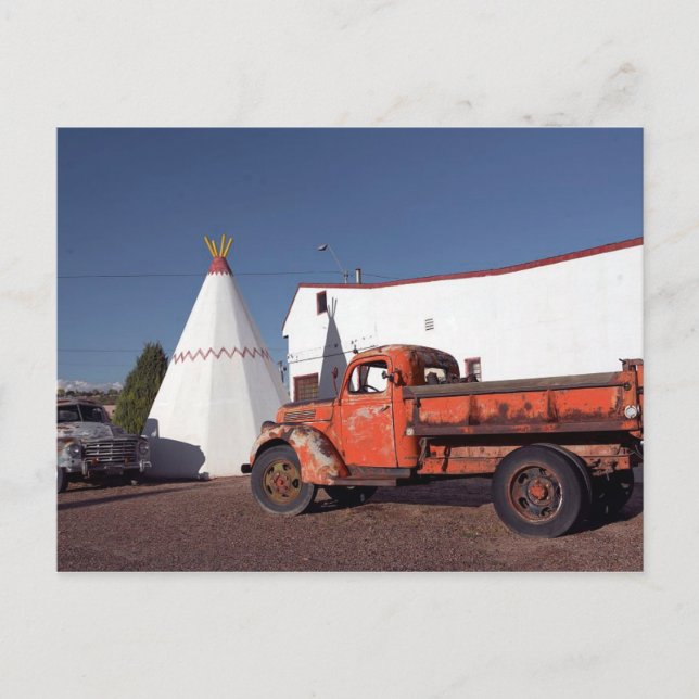 Postcard Wigwam Motel Holbrook Arizona Postkarte (Vorderseite)