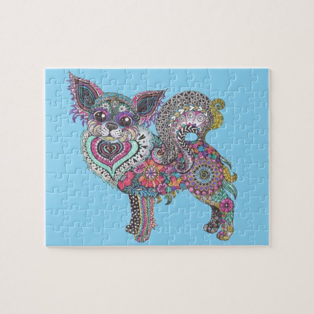 Postcard with Chihuahua design Puzzle (Horizontal)