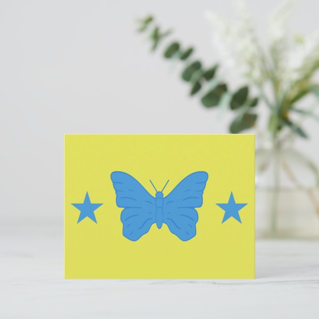 Postcard with Flag of Bady Bassitt, Brazil Postkarte (Stehend Vorderseite)