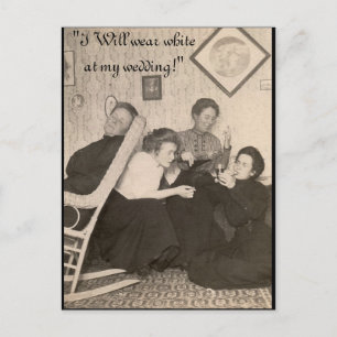 Postcard with Vintage Humor Postkarte