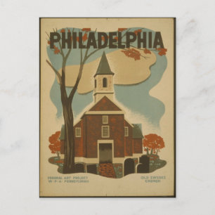 Postcard-WPA-Philadelphia Postkarte
