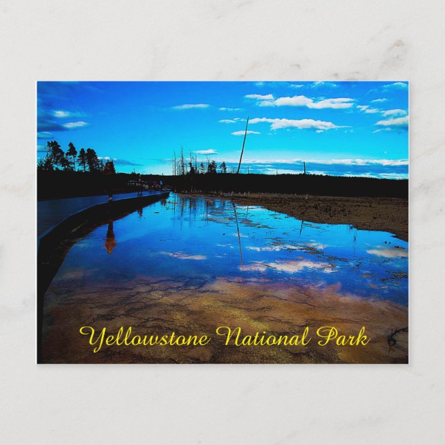 Postcard Yellowstone Nationalpark Postkarte (Vorderseite)