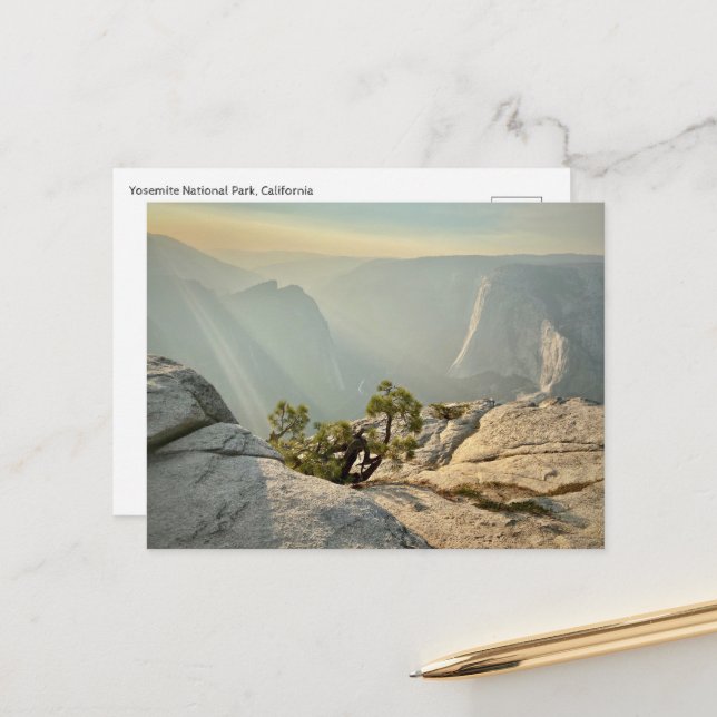 Postcard - Yosemite National Park, Kalifornien Postkarte (Vorderseite/Rückseite Beispiel)