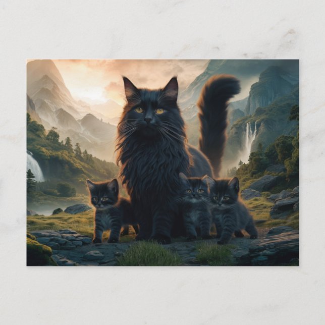 Postcards Cat 11 22 Postkarte (Vorderseite)