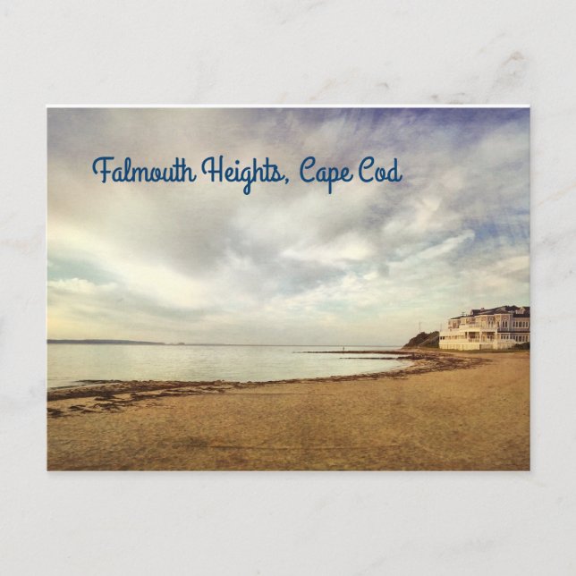 Postcards from Cape Cod (Falmouth Heights) Postkarte (Vorderseite)