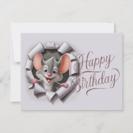 Postcards Happy Birthday Maus 05 Postkarte