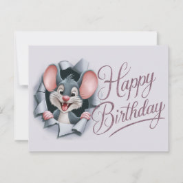 Postcards Happy Birthday Maus 06 Postkarte
